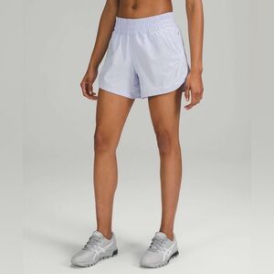 Lululemon Track That Lined Short 5" Light Blue Size 2 EUC